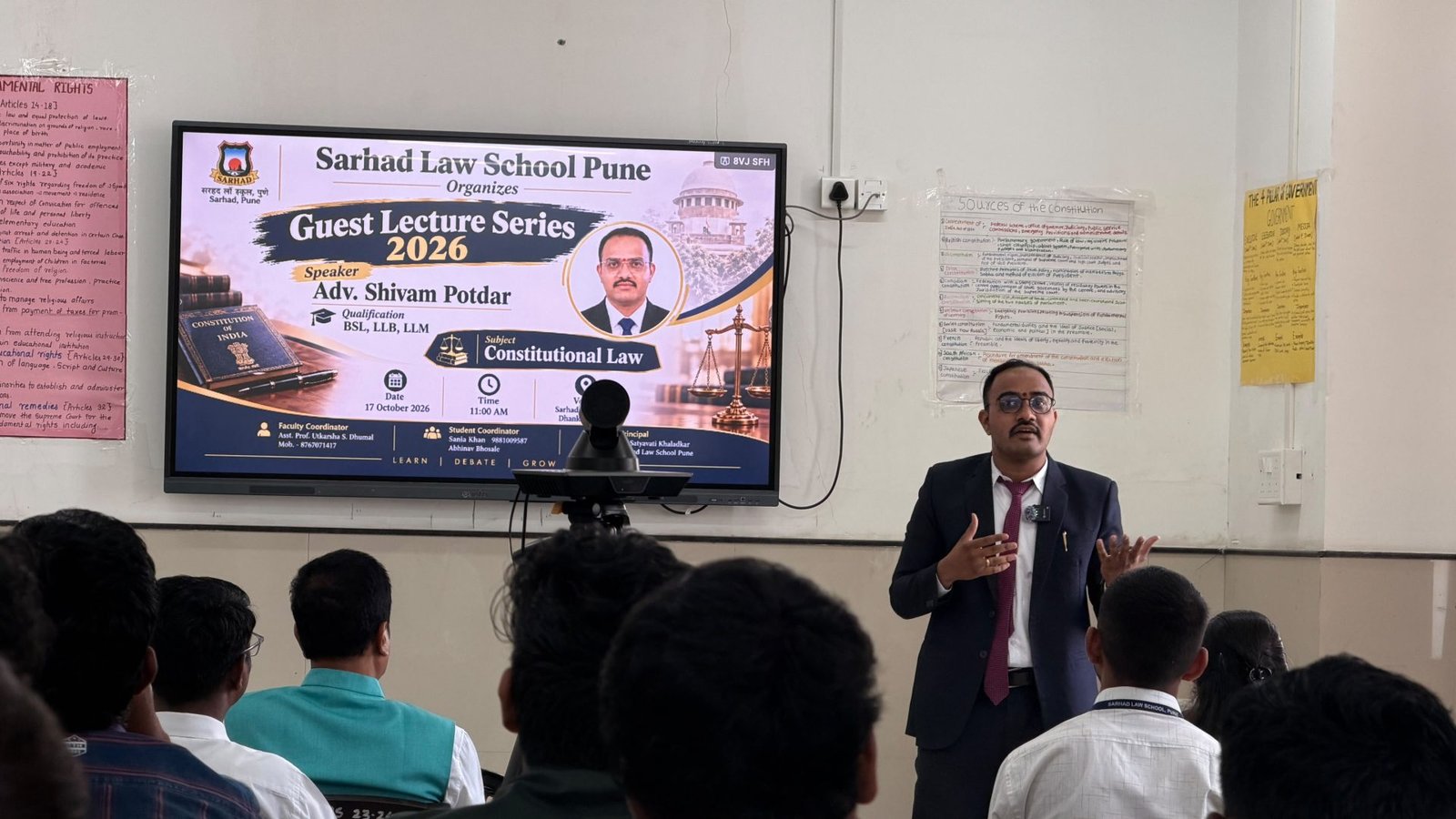 A guest lecture on Constitutional Law