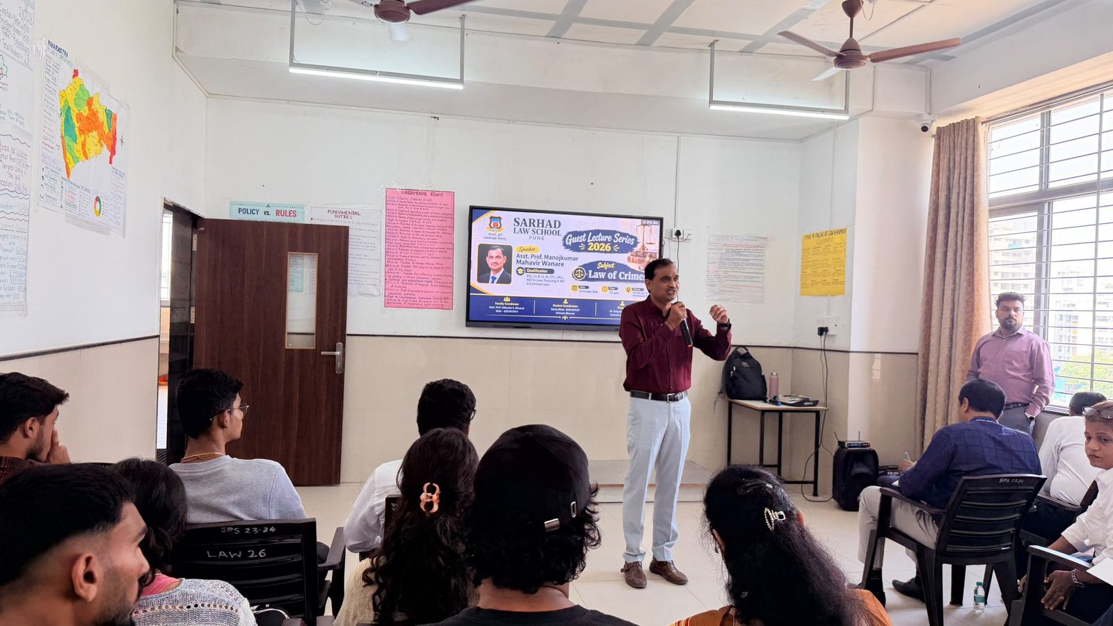 A Guest Lecture on Law of Crimes