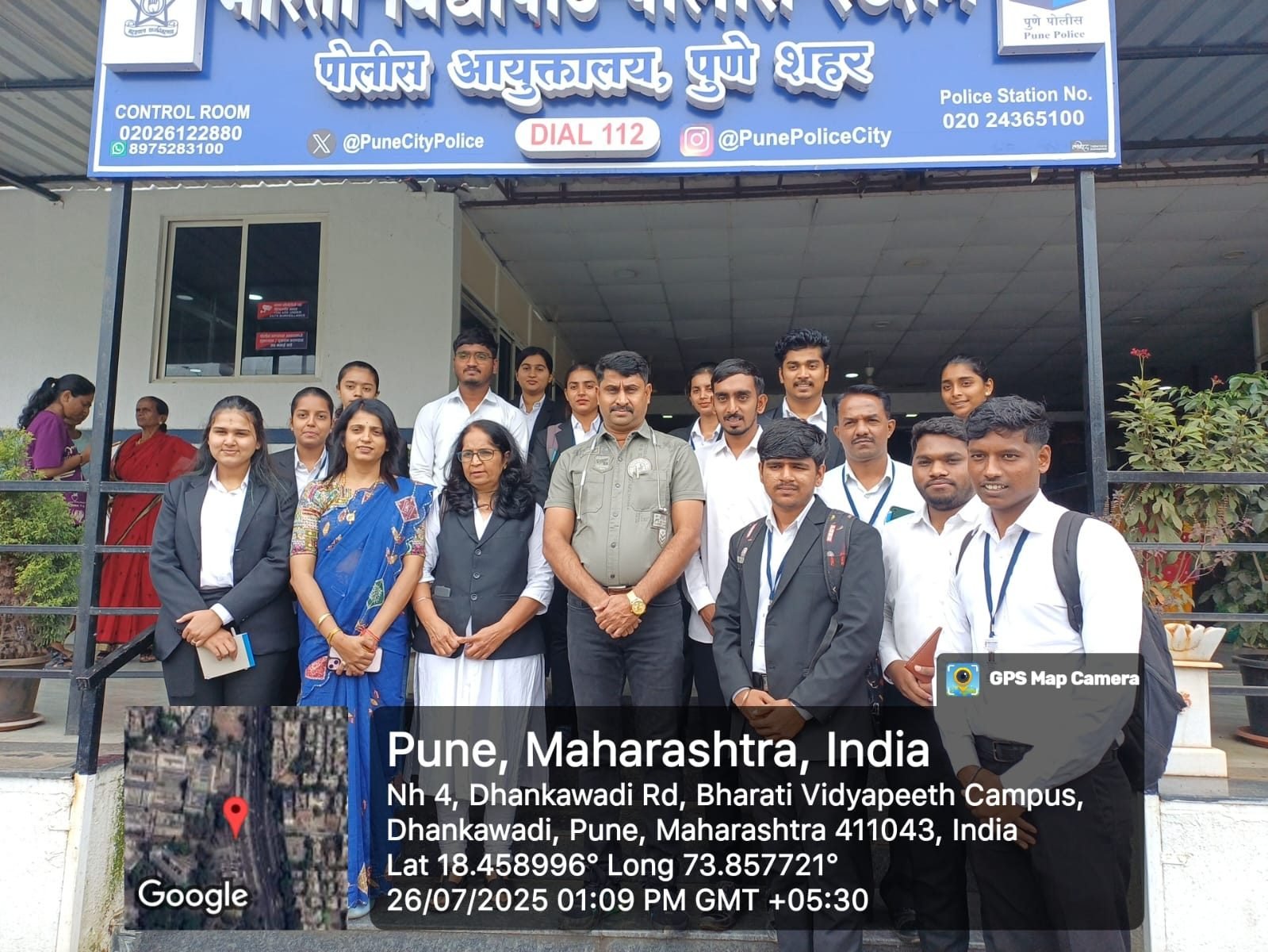Bharti Vidyapeeth Police Station Visit