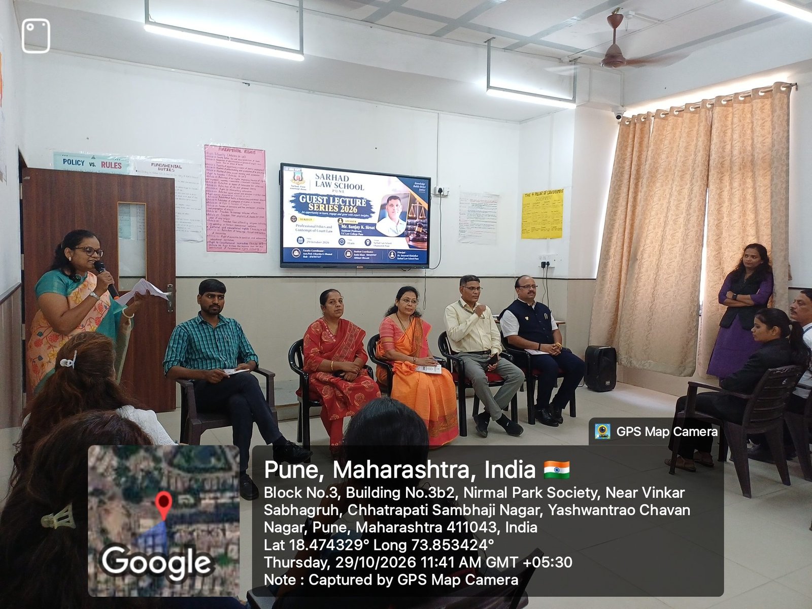 Guest Lecture on an “Interactive Session on Professional Ethics and Contempt of Court Law”