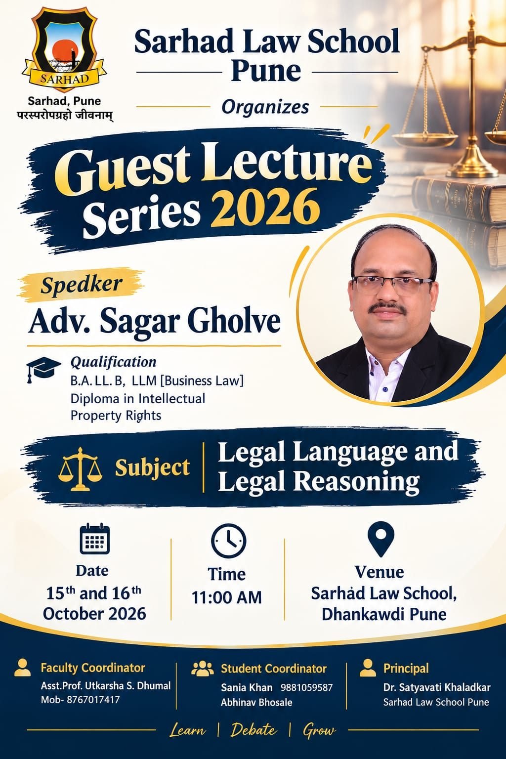A guest lecture on “Legal Language and Legal Reasoning”