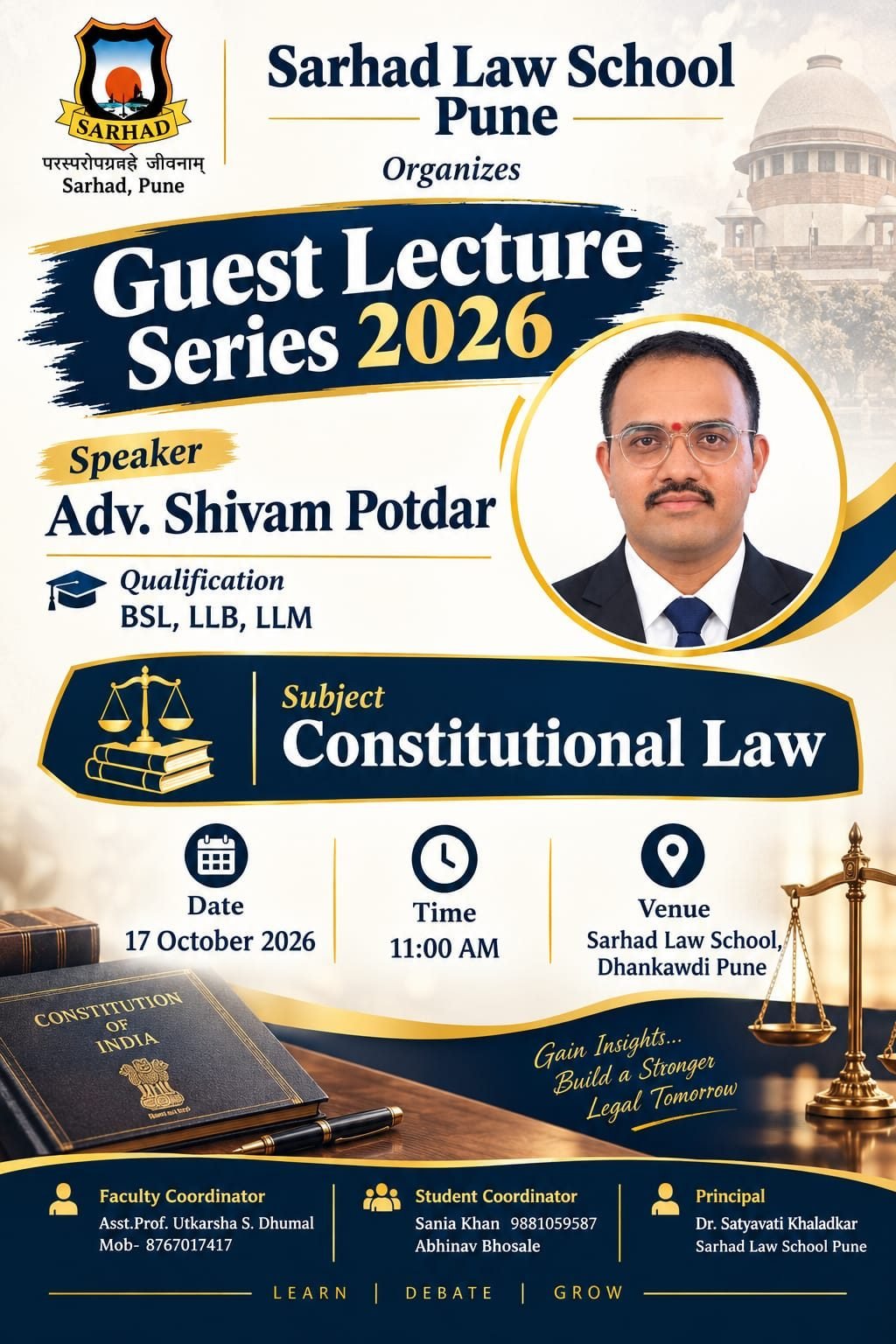 A guest lecture on “Constitutional Law”